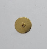 CLOSEOUT - 12mm Pad Gold Plated Brass Tie Tac Tie Tack Scatter Pin 531x