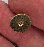 CLOSEOUT - 12mm Pad Gold Plated Brass Tie Tac Tie Tack Scatter Pin 531x