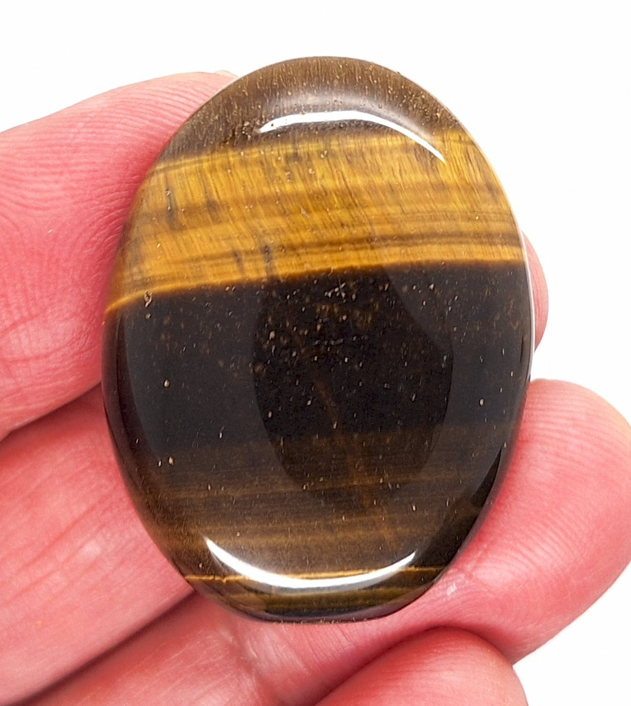 40x30mm Flat Backed Tiger Eye Oval Stone Cabochon 652xB