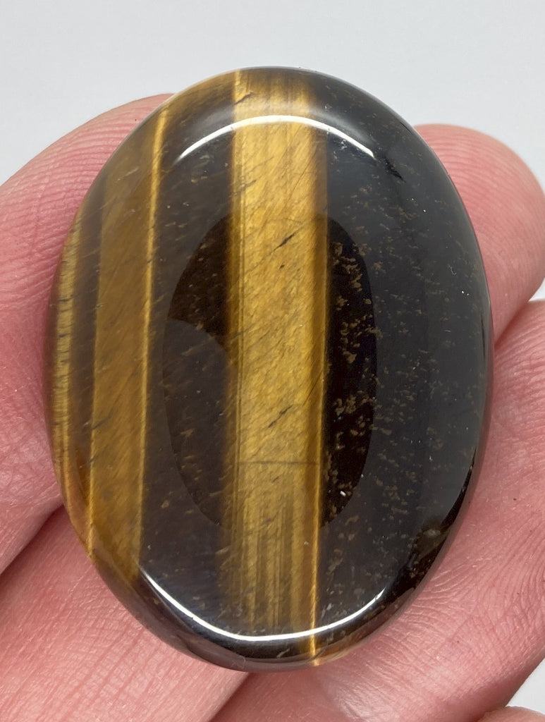 40x30mm Flat Backed Tiger Eye Cabochon Single piece you are buying this stone. 652xE