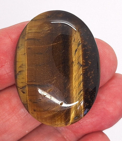 40x30mm Flat Backed Tiger Eye Cabochon Single piece you are buying this stone. 652xE
