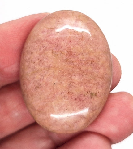 40x30mm Flat Backed Rhodonite gemstone loose oval cabochon semi-precious stone  655xD