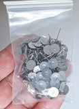 144pcs ( 72pair) Earring Posts Surgical Steel Superior Quality Stainless Ear 3/8 Stud 8mm Flat Pad 658q