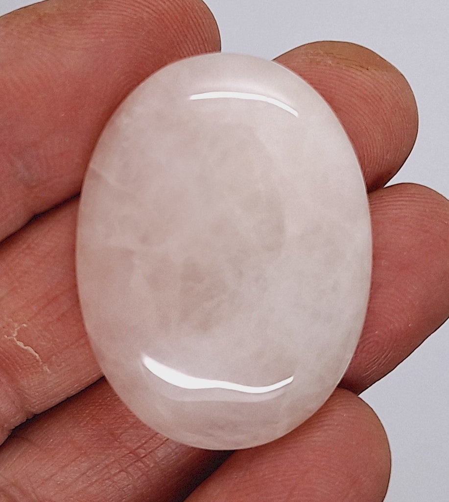 40x30mm Flat Backed Rose Quartz gemstone Cabochon (read description) 659x