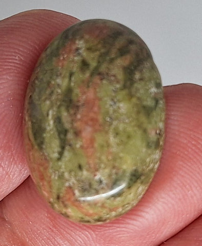25x18mm Epidote Semi-Precious Gemstone Cabochon 665xU