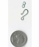 Closeout- Bag of Silver Sew On Hooks. 703q