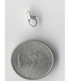Closeout- Bag of Silver Lobster clasp 10x5.4mm 714q