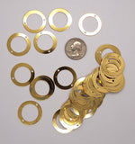 Closeout - 43pcs Gold 25mm connector ring 2/hole 785q
