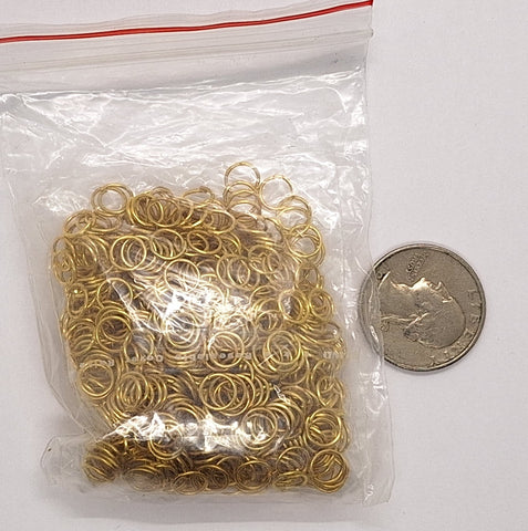 Closeout - 700 PCs of  7mm Dia. 0.7mm(21 gauge) Open Jump Rings 891q