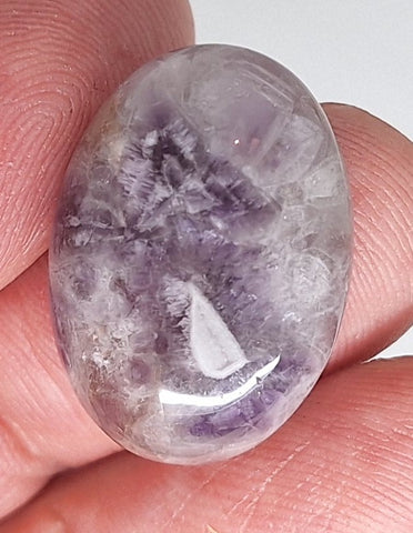25x18mm Purple Amethyst Flat Backed Loose Semi-precious Gemstone Cabochon 958xW