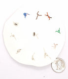 11pcs. Mixed Antique Buttons Vintage Collectors Buttons  B674