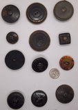 12pcs of Vintage Antique Coat Buttons Collector Buttons Button collection B690
