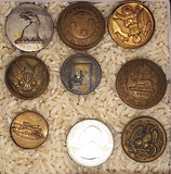 8pc Mixed Antique Metal Military Uniform Buttons Collectable Buttons B724