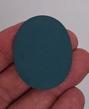 41.8x33.2mm Blue Green Agate Cameo Woman with Short Hair Cabochon C282