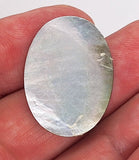 30x22mm Black Pearl Shell Woman Cameo Flat Back Cabochon C304