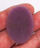 40x30mm Purple and White Ponytail Girl Resin Cameo J131