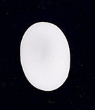 18x13mm Vintage German Glass Intaglio Woman Cameo Cabochon J139