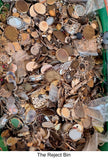 READ DESCRIPTION Settings, Plated Stampings Jewelry Findings  (SECONDS and DISCONTINUED) 1/2LB L648