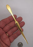 12pcs of Gold letter opener Craft or Jewelry Supply L738
