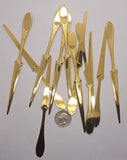 12pcs of Gold letter opener Craft or Jewelry Supply L738
