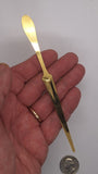 12pcs of Gold letter opener Craft or Jewelry Supply L738