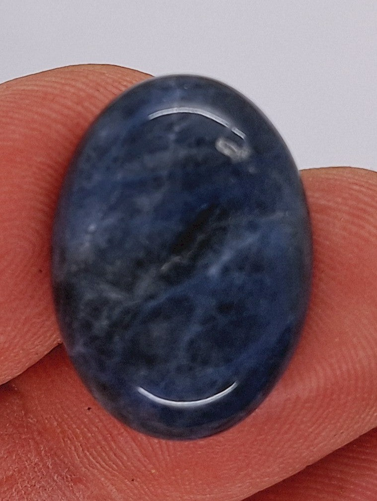 25x18mm Natural Sodalite Flat Back Cabochon Gemstone Cameo Jewelry Supply S2079B