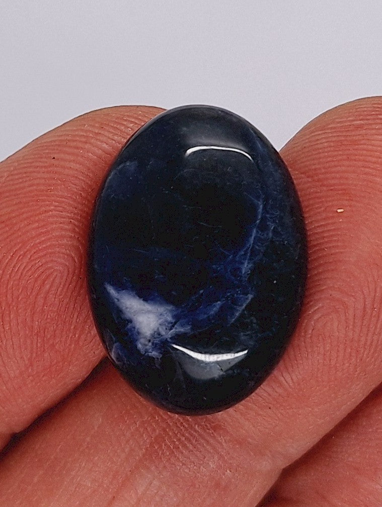 25x18mm Natural Sodalite Flat Back Cabochon Gemstone Cameo Jewelry Supply S2079E