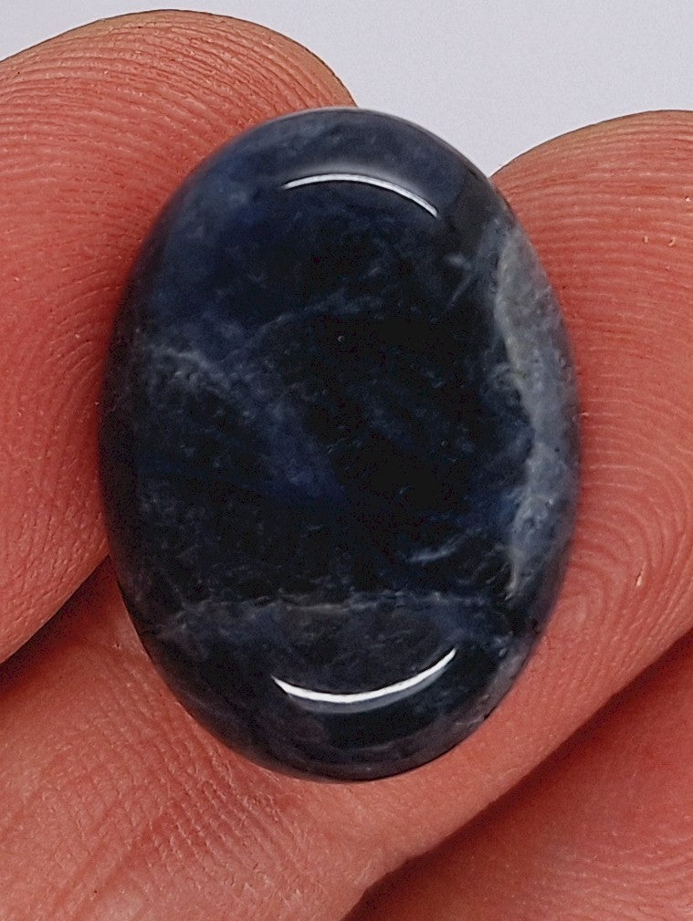 25x18mm Natural Sodalite Flat Back Cabochon Gemstone Cameo Jewelry Supply S2079i