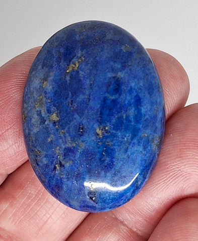 40x30mm Lapis Lazuli Dyed Flat Back Blue Cabochon Gemstone S2102A