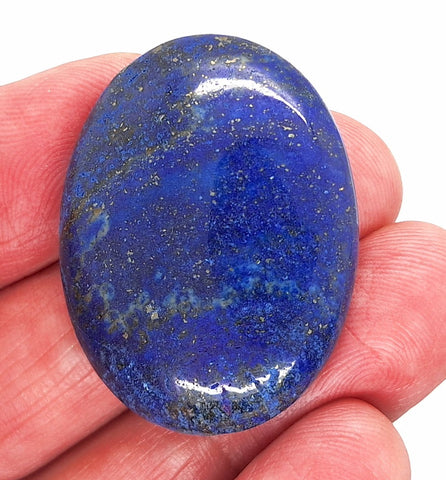 40x30mm Lapis Lazuli Dyed Flat Back Blue Cabochon Gemstone S2102A