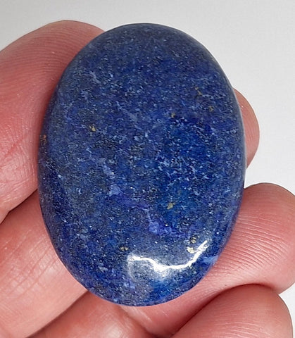 40x30mm Lapis Lazuli Dyed Flat Back Blue Cabochon Gemstone S2102B