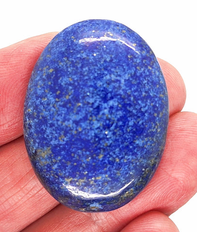 40x30mm Lapis Lazuli Dyed Flat Back Blue Cabochon Gemstone S2102B