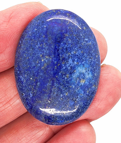 40x30mm Lapis Lazuli Dyed Flat Back Blue Cabochon Gemstone S2102C