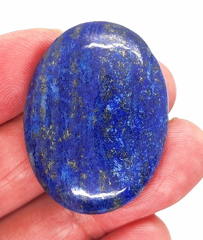 40x30mm Lapis Lazuli Dyed Flat Back Blue Cabochon Gemstone S2102D