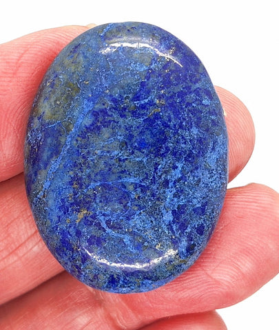 40x30mm Lapis Lazuli Dyed Flat Back Blue Cabochon Gemstone S2102E