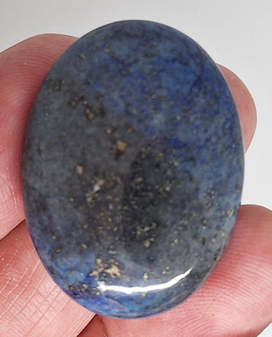 40x30mm Lapis Lazuli Dyed Flat Back Blue Cabochon Gemstone S2102E