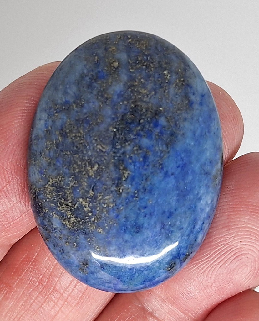 40x30mm Lapis Lazuli Dyed Flat Back Blue Cabochon Gemstone S2102F