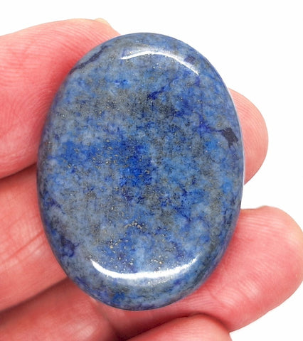 40x30mm Lapis Lazuli Dyed Flat Back Blue Cabochon Gemstone S2102F