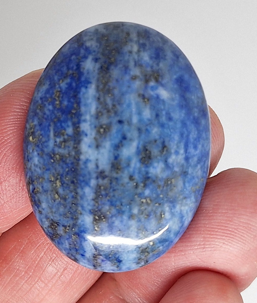 40x30mm Lapis Lazuli Dyed Flat Back Blue Cabochon Gemstone S2102H