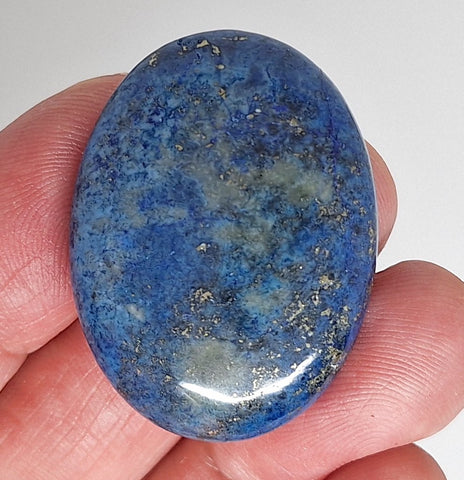 40x30mm Lapis Lazuli Dyed Flat Back Blue Cabochon Gemstone S2102J
