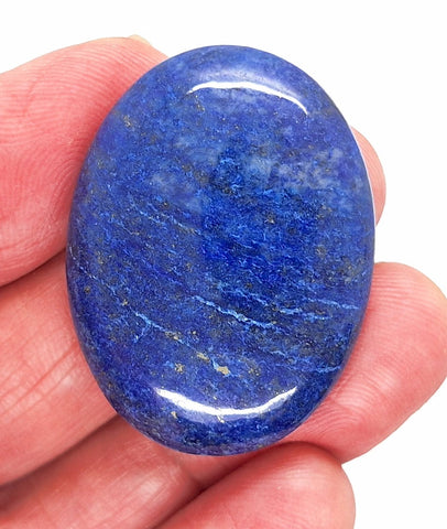 40x30mm Lapis Lazuli Dyed Flat Back Blue Cabochon Gemstone S2102i
