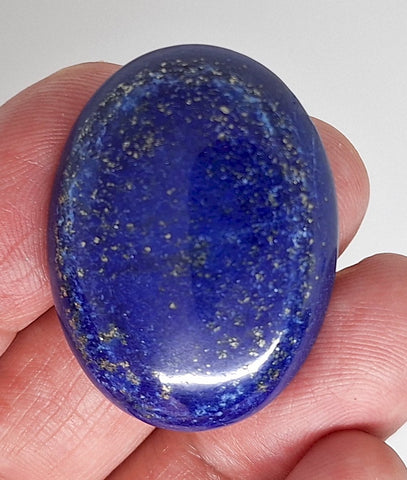 40x30mm Lapis Lazuli Dyed Flat Back Blue Cabochon Gemstone S2102i