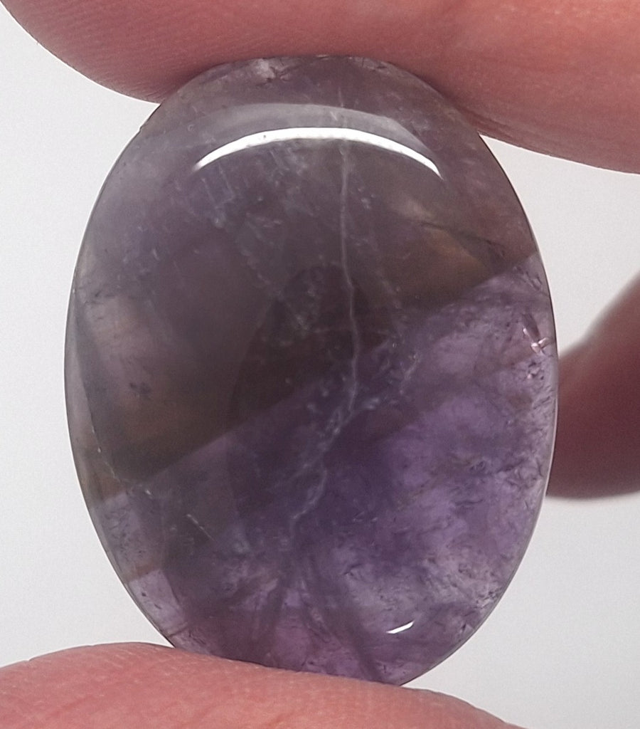 40x30mm Natural Amethyst Gemstone Flat Back Cabachon S2104B