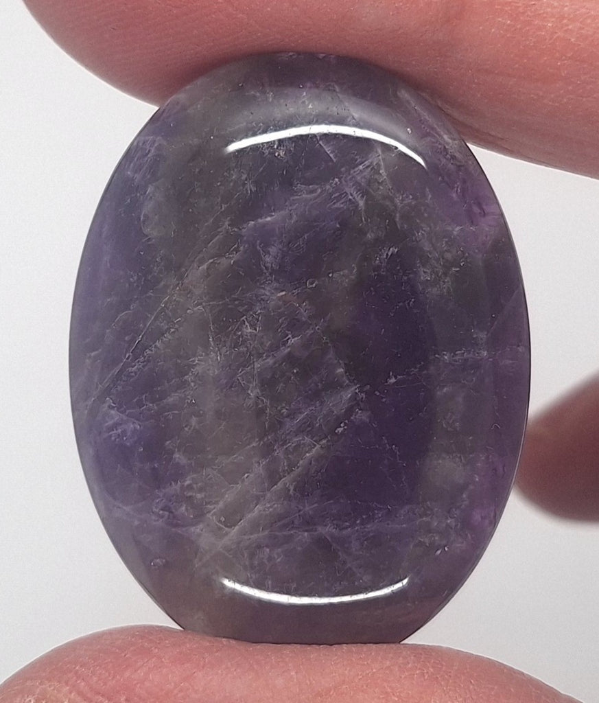 40x30mm Natural Amethyst Gemstone Flat Back Cabachon  Cabochon S2104C