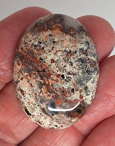 40x30mm Brecciated Jasper Cabochon Oval Loose Gem stone Cab S2175A