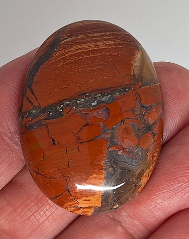 40x30mm Brecciated Jasper Cabochon Oval Loose Gem stone Cab S2175C