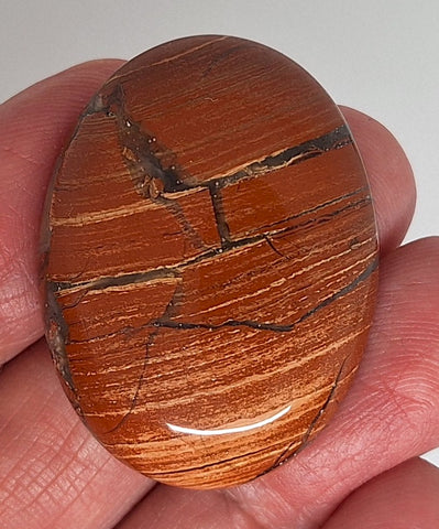 40x30mm Brecciated Jasper Cabochon Oval Loose Gem stone Cab S2175F