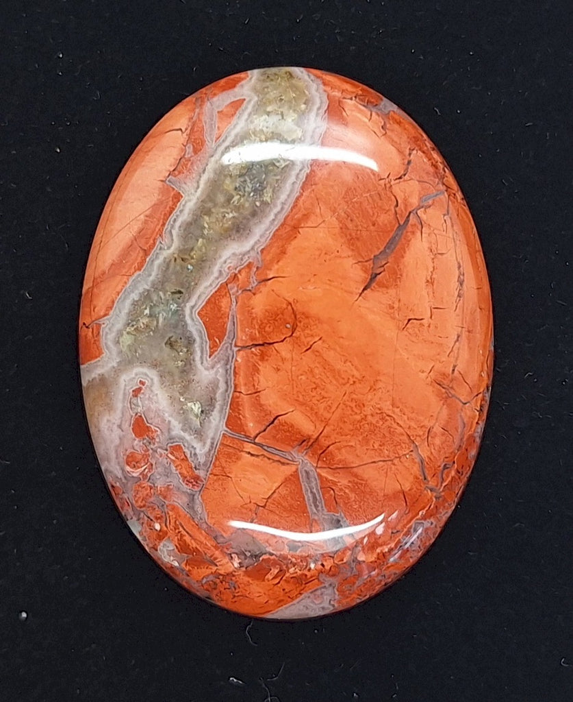 40x30mm Brecciated Jasper Cabochon Oval Loose Gem stone Cab S2175F