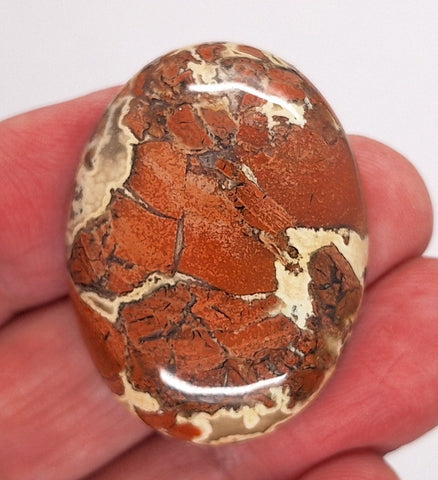 40x30mm Brecciated Jasper Cabochon Oval Loose Gem stone Cab S2175F