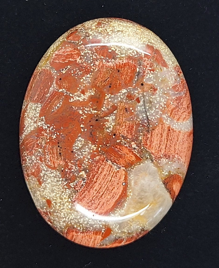 40x30mm Brecciated Jasper Cabochon Oval Loose Gem stone Cab S2175H